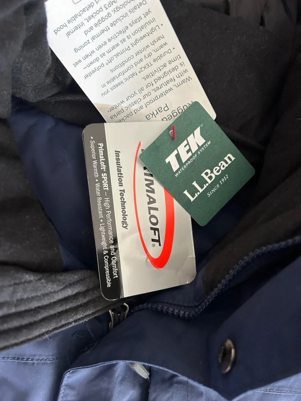 L.L Bean Rugged Ridge Parka Men’s Large - Picture 4 of 7